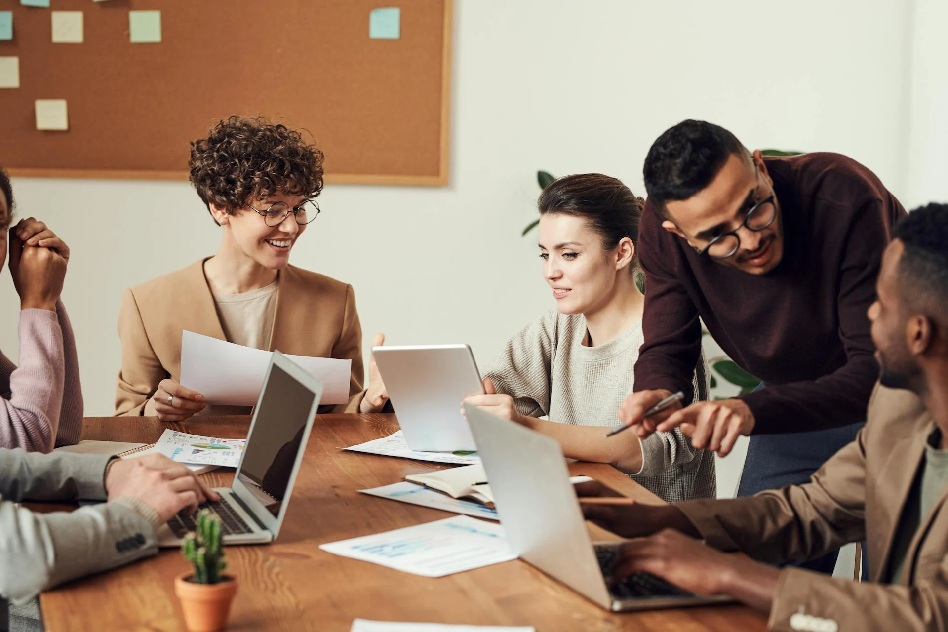 Professional team collaboration